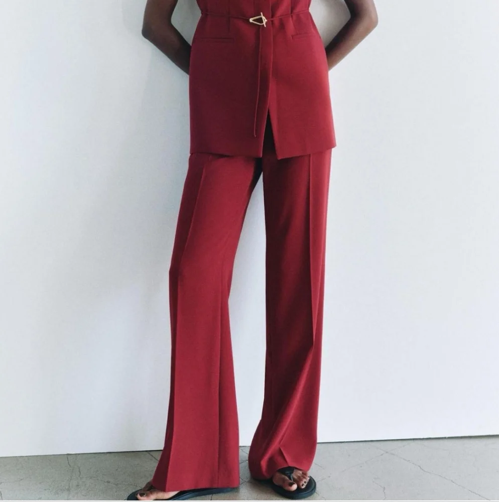 ❌️SOLD❌️FLARED POCKET PANTS ZW COLLECTION SIZE S - Picture 2 of 8